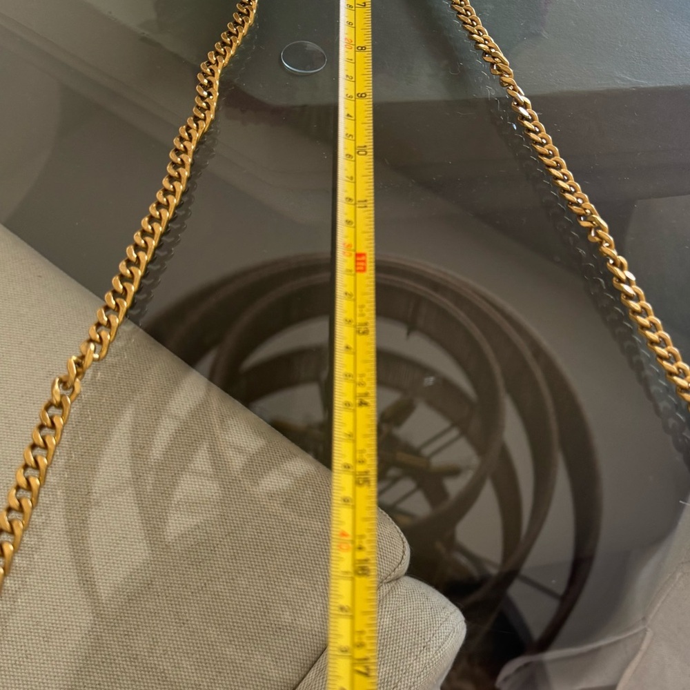 Saint Laurent  YSL Beige Raffia Woven Crossbody - Picture 3 of 6